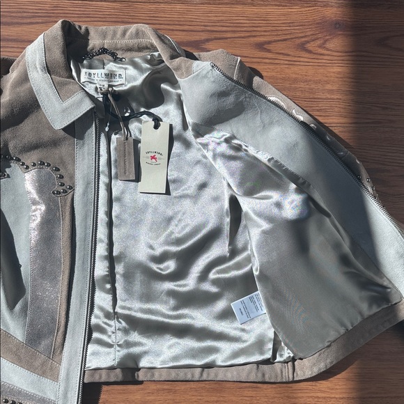 Idyllwind Tan and Bronze Studded Leather Jacket - Picture 4 of 6